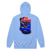 Blue 5P Zip hoodie